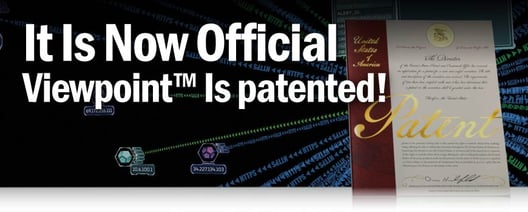 It is now official, Viewpoint is patented!